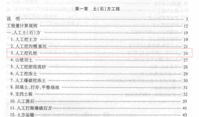 2010广东省定额人工挖孔桩土(石)方,人工挖孔桩挖强风化玄武岩层如何套定额?