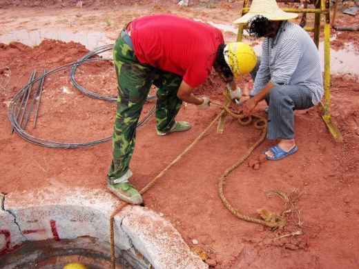 海南人工挖孔桩基础公 海南冲孔桩基础公司 管桩_其他建筑.