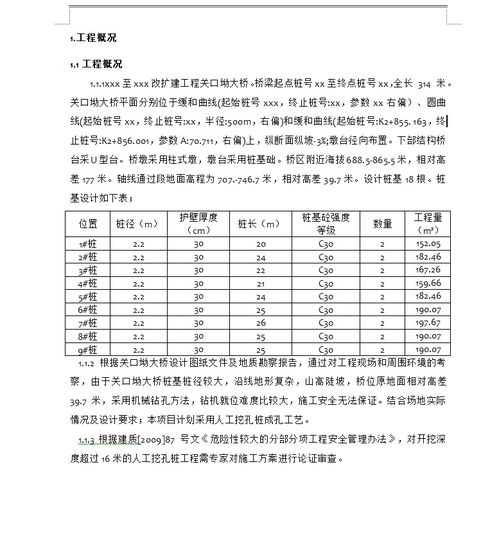 公路大桥人工挖孔桩安全施工专项方案 61p免费下载 路桥施工方案