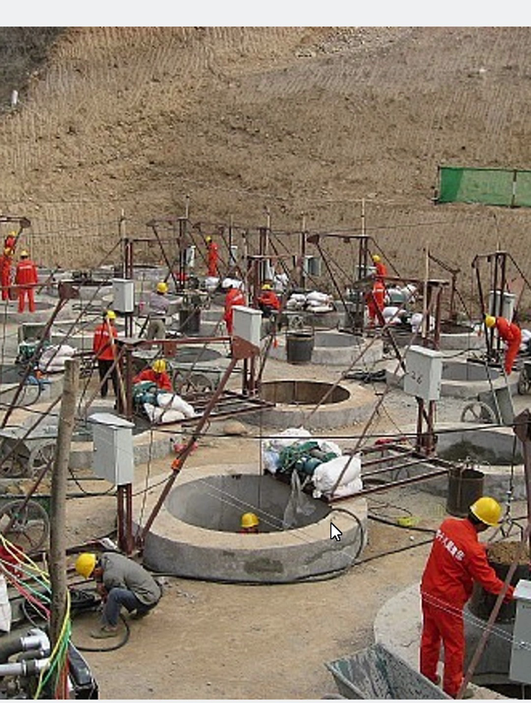 人工挖孔桩的施工