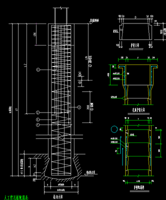 如何绘制这种人工挖孔桩