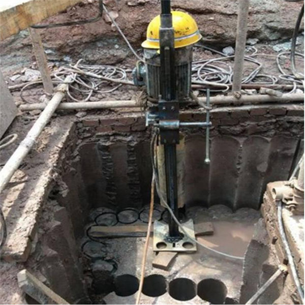 桩基施工 #水磨钻 #人工挖孔桩 #施工现场实拍 #抗滑.