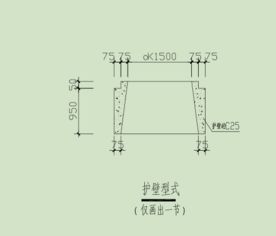 这是铁塔基础人工掏挖的设计图纸,设计为孔桩,麻烦大神们答复下下面这个特殊符号是什么意思